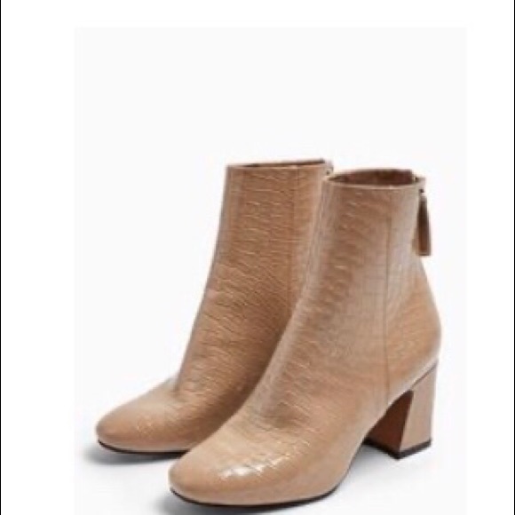 croc boots topshop